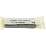 Natural Jihlava JK s.r.o. KAROBOVÁ TYČINKA S ARAŠÍDY 40 g – Zboží Dáma