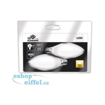 TB Energy LED žárovka E14 230 2*5W Teplá bílá