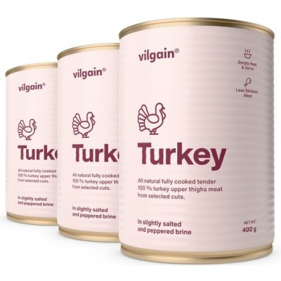 Vilgain R2E Krůtí maso 3 x 400 g – Zboží Dáma