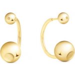 Calvin Klein Pozlacené visací náušnice Sculptural Bubbles 35000789 – Zboží Dáma