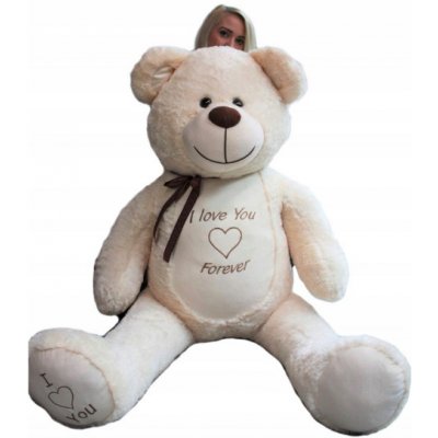 Velký medvěd I ♡ Love You Forever Béžová 180 cm