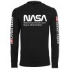 Pánská mikina s potiskem mikina Mister Tee NASA US Crewneck černá