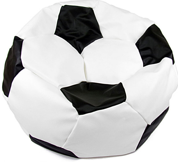 MudokFotbalový míč L bílá/černá