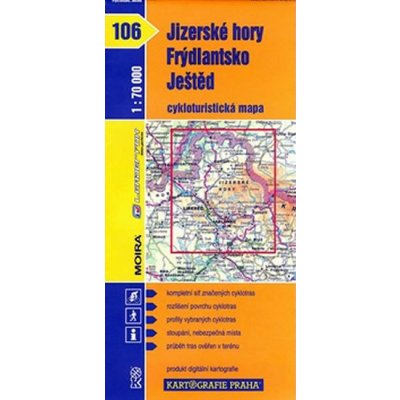 Kartografie Praha KC 106 Jizerské hory Frýdlantsko Ještěd – Hledejceny.cz