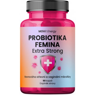 MOVit Energy probiotika Femina Extra Strong 90 kapslí