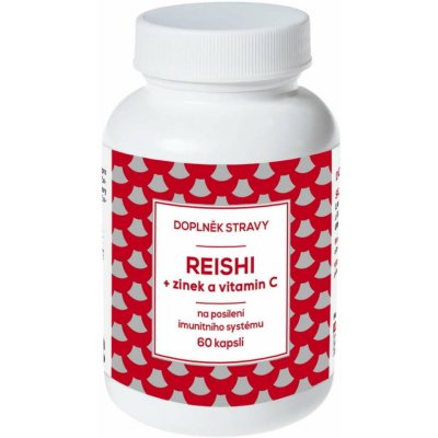 Naturvita Reishi + zinek a Vitamín C 60 kapslí – Hledejceny.cz