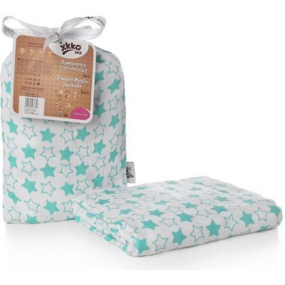 Kikko Bambusová zavinovačka Turquoise Little Stars – Hledejceny.cz