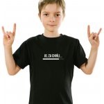 Dětské tričko Jo za chvíli... Černá – Zboží Dáma