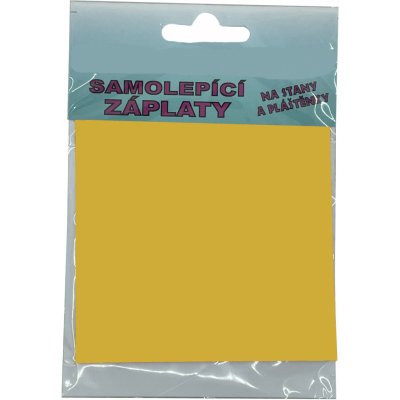 Samolepící záplata 10x20 cm žlutá – Hledejceny.cz