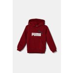 Puma Ess+ 2 Col Big Logo Hoodie FL B 58698713 Bordó – Zboží Dáma