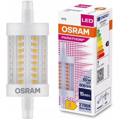 Osram 9.5w 78mm LED R7s 2700k Dimmable