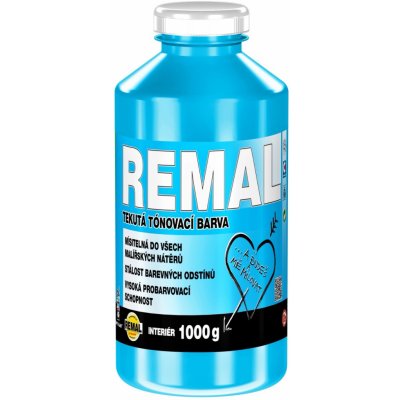 Barvy a laky Hostivař REMAL tónovací 0400 1kg modrá – Sleviste.cz