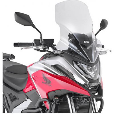 GIVI D1217ST čiré plexi Honda NC 750 X (25-26), vxš525x370 mm, o 125 mm vyšší – Zboží Mobilmania