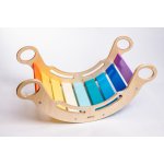 Montessori ELIS DESIGN duhová houpačka 5in1 fresh – Zboží Dáma