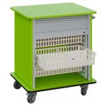 DEXTER 23 ABS vozík boxový, roletový, nízký, 880x780x620 mm, jarní zeleň – Hledejceny.cz