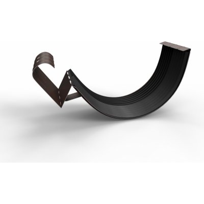 Bravo Spojka žlabu Ø 125 mm pozink RAL 8017 hnědá – Hledejceny.cz