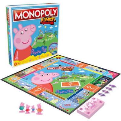 Hasbro Hra MONOPOLY Junior prasátko Peppa Pig (společenská hra)