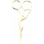 Nůžky čáp zlaté 12cm – Hledejceny.cz