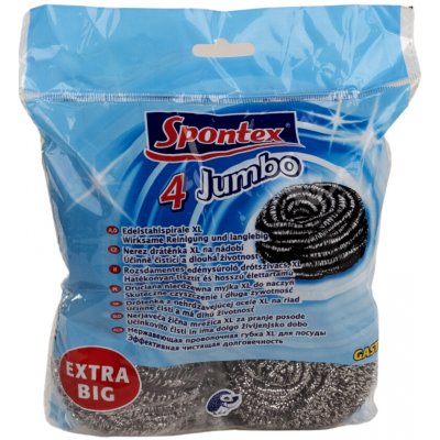 Jumbo Spontex Drátěnka nerezová 4 ks – HobbyKompas.cz