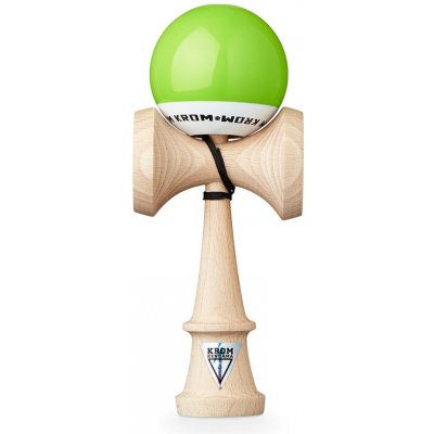 Kendama Krom pop LOL žonglovací dřevěná hračka Světle zelená