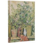 Cezanne''s Terracotta Pots and Flowers Midi 18-Month Hardcover Dayplanner Elastic Band Closure Horizontal Paperblanks 2027 – Hledejceny.cz