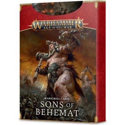 GW Warhammer Warhammer: Age of Sigmar Warscroll Cards: Sons of Behemat – Zboží Živě