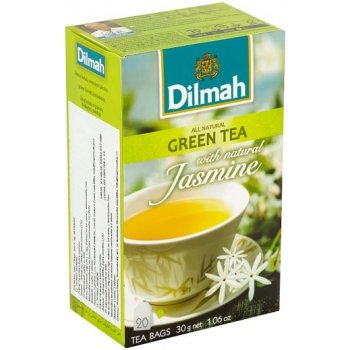 Dilmah Jasmín zelený čaj s květy jasmínu 20 x 1,5 g