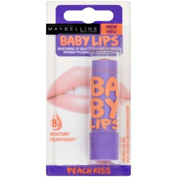 Maybelline Baby Lips hydratační balzám na rty odstín Peach Kiss (Moisturizing Lip Balm with a Hint SPF Colour) 4,4 g