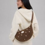 Studio Noos Crossbody taška Mini Teddy Brown Hearts – Zboží Mobilmania