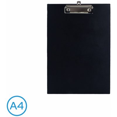 LUMA Podložka psací s klipem A4 černá – Zboží Mobilmania