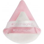 Brushworks Triangular Powder Puff Duo labutěnka – Sleviste.cz