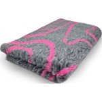VetBed protiskluz DryBed Grafitová a fuchsiová – Zboží Mobilmania