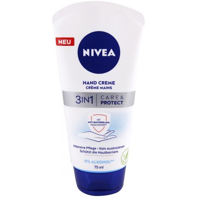 Nivea krém na ruce 3v1 Care & Protect (Hand Cream) 75 ml – Zboží Mobilmania