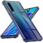 Techsuit – Shockproof Clear Silicone průhledný odolný silikonový kryt na Huawei P30 – kouřově černý – Zbozi.Blesk.cz