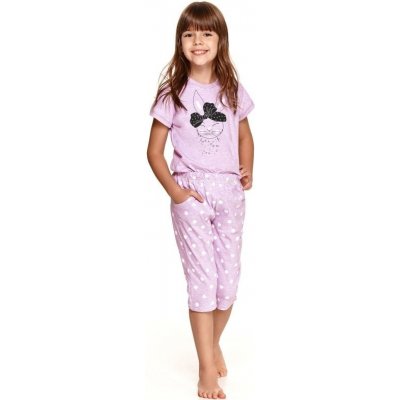 Taro dětské pyžamo Beki dívčí pyžamo fialová