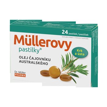 Müllerovy pastilky s Tee Tree Oil 12 ks