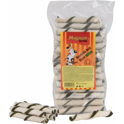 Magnum Rawhide roll stick 12,5 cm Red White 40 ks – Zboží Dáma