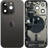 Náhradní kryt na mobilní telefon Kryt Apple iPhone 14 Pro zadní Housing s Malými Díly černý