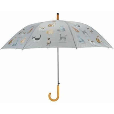 Esschert design kočky deštník holový šedý – Zboží Mobilmania