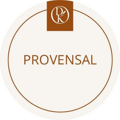 Davídkovo koření Etiketa Provensal béžová průměr 4,5 cm 1 ks – Sleviste.cz