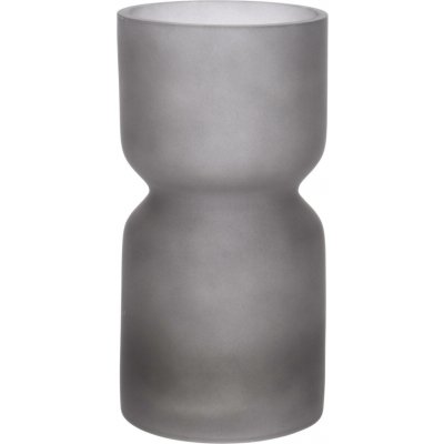 H&L Skleněná váza Elegant 22x11cm, šedá – Hledejceny.cz