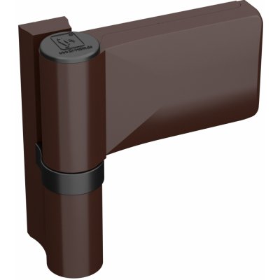 Dr. Hahn Dveřní pant Hahn KT-V 6R (15-20 mm) RAL 8077 hnědý – Sleviste.cz