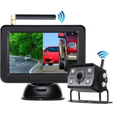 SET bezdrátový digitální kamerový systém s monitorem 5" AHD, 2CH – Zboží Živě