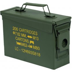 MILTEC kovová muniční bedna US M19A1 CAL.30 zelená
