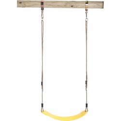 SwingKing houpačka se sedátkem Flex žlutá 66 x 14 cm