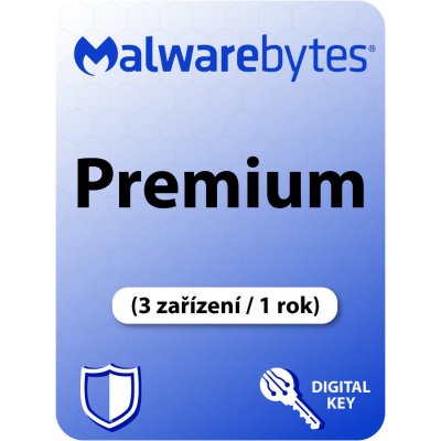 Malwarebytes Premium 3 lic. 1 rok (MAH12H3) – Sleviste.cz