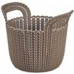 CURVER KNIT kulatý , 23x20x41 cm, 3L, hnědá – Hledejceny.cz