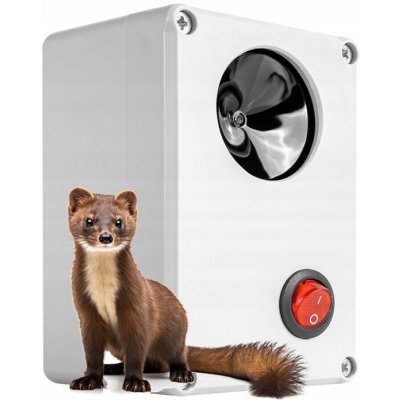 Lapka Vodotěsný, ultrazvukový plašič na kuny, myši a potkany DRAGON ULTRASONIC H6 - napájení na baterie 4xAA v balení – Zboží Dáma