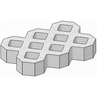 CS-BETON s.r.o. CSB VEGETAČNÍ TVÁRNICE malá 45 x 30 x 8 cm Šedá paleta 88 ks – Hledejceny.cz