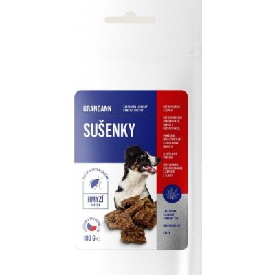 Grancann hmyzí sušenky pro psy 100 g – Zboží Mobilmania